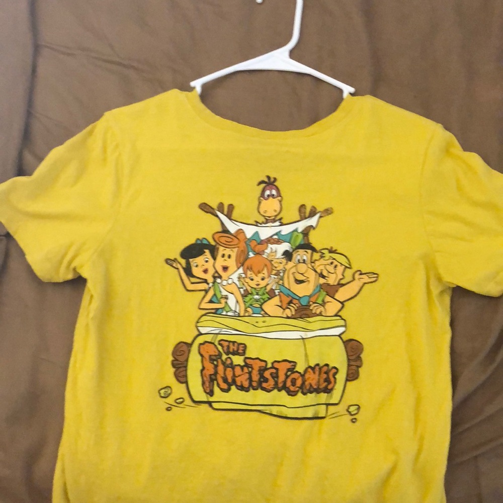 Yellow flintstones Shirt